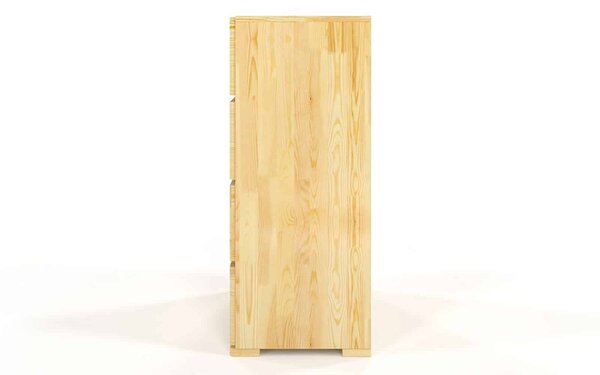 Comodă lemn masiv TerraCraft Pin 4 Sertare, 80 × 45 × 108 cm - Natural