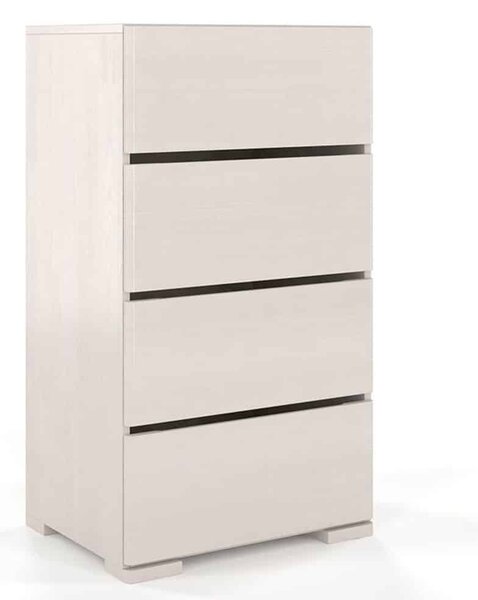 Comodă lemn masiv TerraCraft Pin 4 Sertare, 60 × 45 × 108 cm - Natural