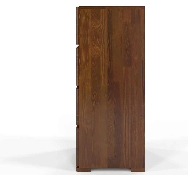 Comodă lemn masiv TerraCraft Pin 4 Sertare, 60 × 45 × 108 cm - Natural