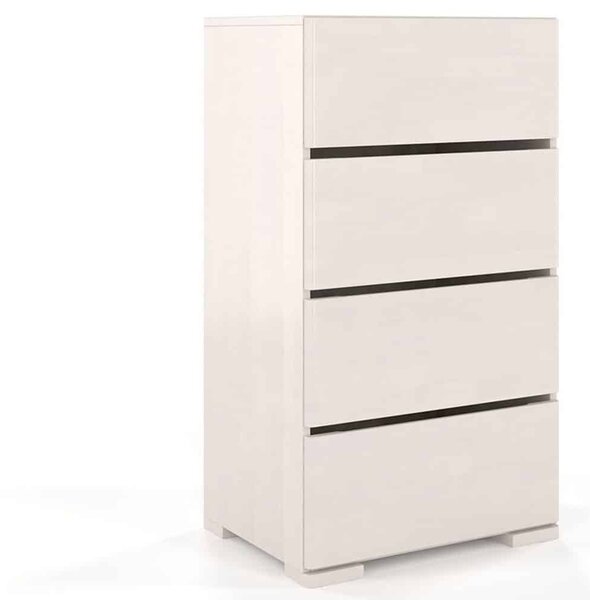 Comodă lemn masiv TerraCraft Fag 4 Sertare, 60 × 45 × 108 cm - Natural