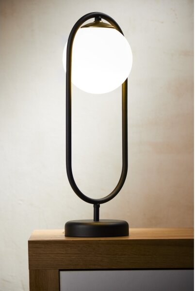 Lampă de masă Jupiter 2044 IGON 1xE14/40W/230V negru