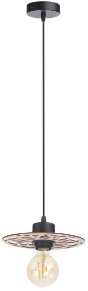 Lustră pe cablu FALCO 1xE27/60W/230V d. 20 cm bej