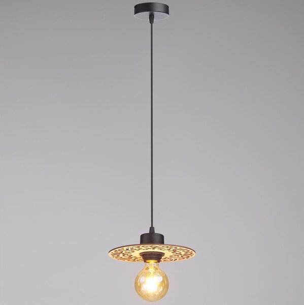 Lustră pe cablu FALCO 1xE27/60W/230V d. 20 cm bej