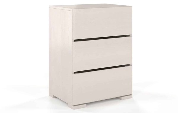 Comodă lemn masiv TerraCraft Pin 3 Sertare, 60 × 45 × 81 cm - Natural