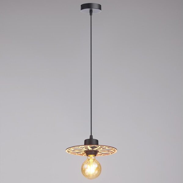 Lustră pe cablu FALCO 1xE27/60W/230V d. 20 cm bej