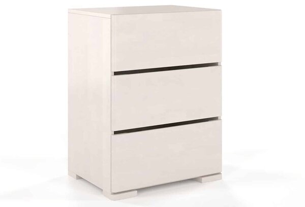 Comodă lemn masiv TerraCraft Fag 3 Sertare, 60 × 45 × 81 cm - Natural