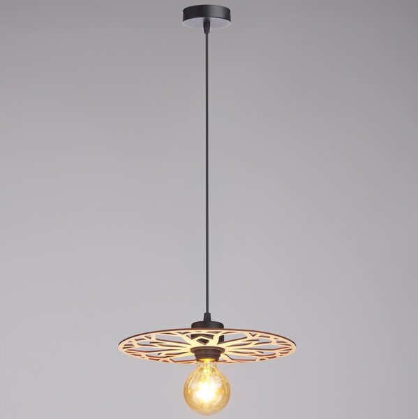 Lustră pe cablu FALCO 1xE27/60W/230V d. 30 cm bej
