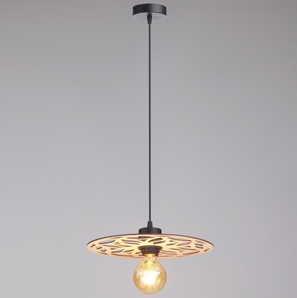 Lustră pe cablu FALCO 1xE27/60W/230V d. 30 cm bej
