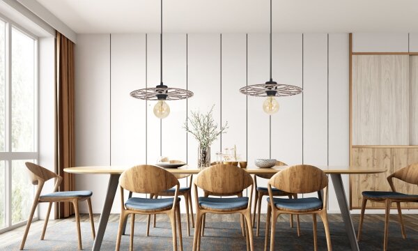 Lustră pe cablu FALCO 1xE27/60W/230V d. 40 cm bej