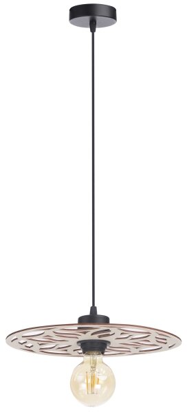 Lustră pe cablu FALCO 1xE27/60W/230V d. 30 cm bej