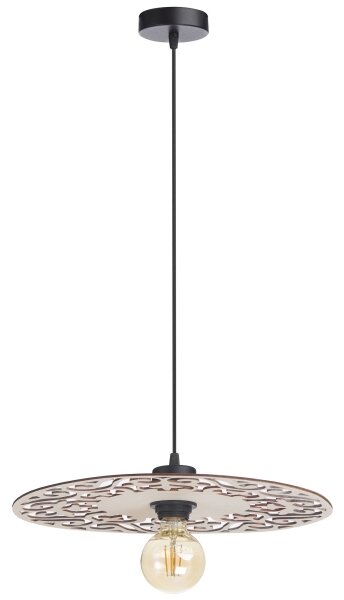 Lustră pe cablu FALCO 1xE27/60W/230V d. 40 cm bej