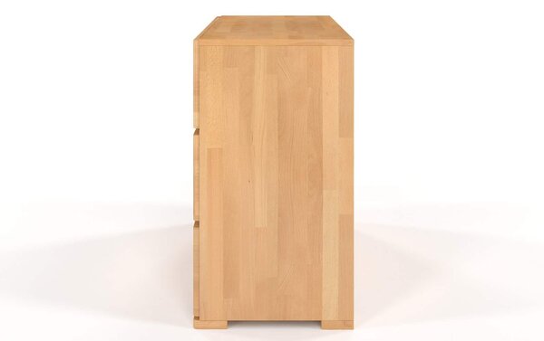 Comodă lemn masiv TerraCraft Fag 3+2+1 Sertare, 120 × 45 × 81 cm - Natural