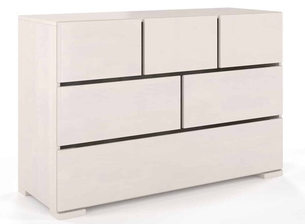 Comodă lemn masiv TerraCraft Fag 3+2+1 Sertare, 120 × 45 × 81 cm - Natural