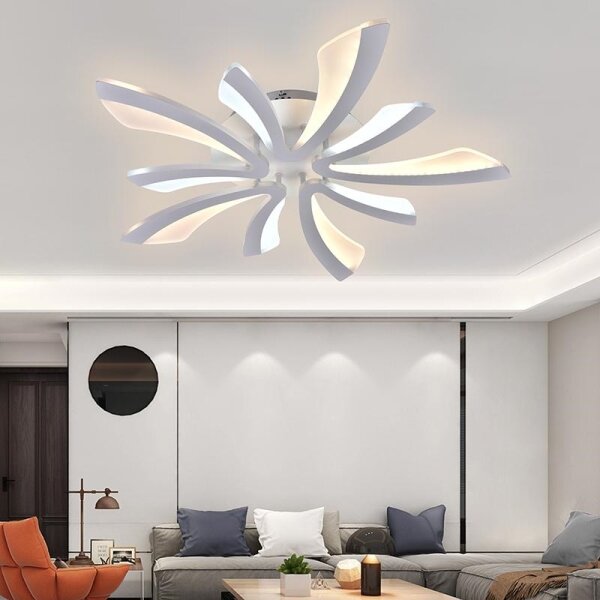 Lustră LED dimabilă aplicată LED/55W/230V 3000-6500K + telecomandă
