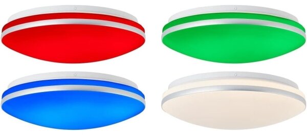 Plafonieră LED RGBW dimabilă Brilliant MIDWAY LED/14W/230V Wi-Fi Tuya + telecomandă