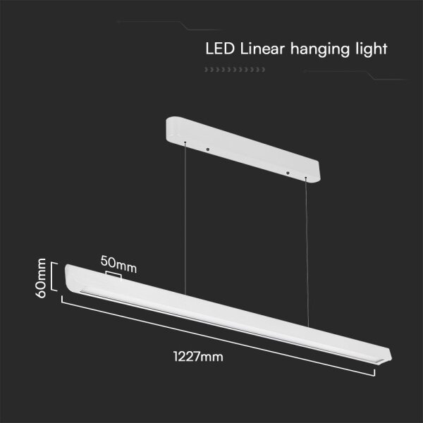 Lustră LED pe cablu LED/36W/230V 3000/4000/6400K alb
