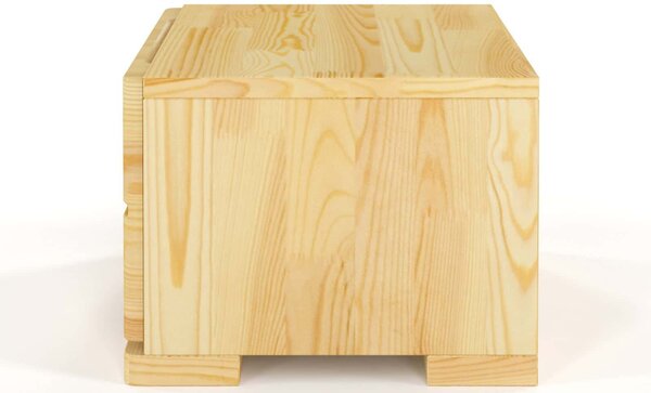 Noptieră lemn masiv TerraCraft 1 Sertar Pin, 40 × 34 × 25 cm