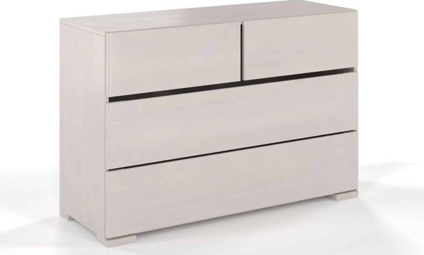 Comodă lemn masiv TerraCraft Pin 2+2 Sertare, 120 × 45 × 81 cm - Natural
