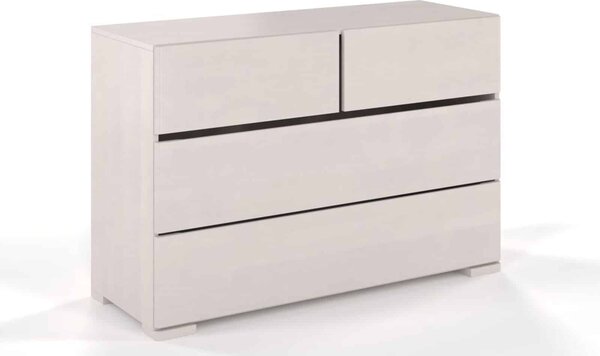 Comodă lemn masiv TerraCraft Fag 2+2 Sertare, 120 × 45 × 81 cm - Natural