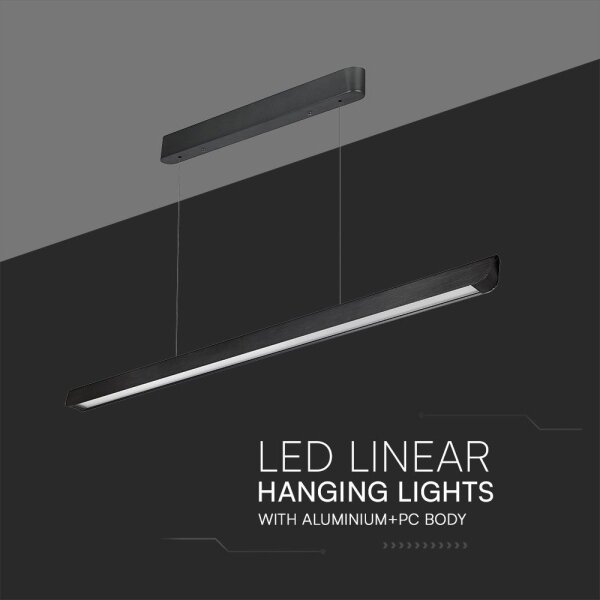 Lustră LED pe cablu LED/36W/230V 3000/4000/6400K negru