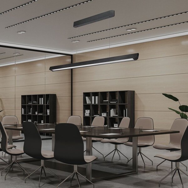 Lustră LED pe cablu LED/36W/230V 3000/4000/6400K negru