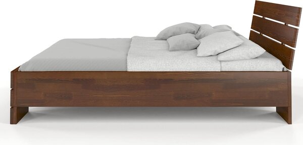 Pat lemn masiv Înalt TerraCraft Pin Personalizabil - 90x200cm