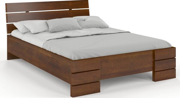 Pat lemn masiv Înalt TerraCraft Pin Personalizabil - 90x200cm