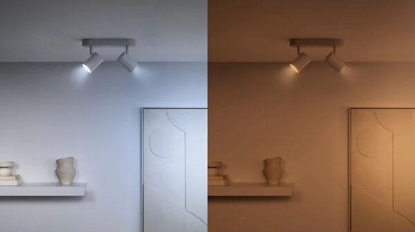 SET 2x LED Bec PAR16 GU10/4,7W/230V 2700-6500K CRI 90 Wi-Fi WiZ dimabil