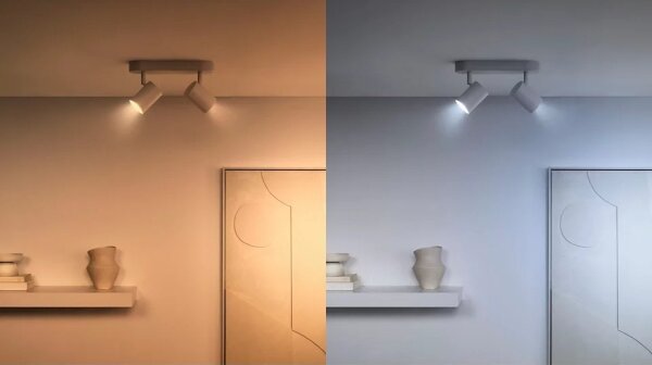SET 2x LED Bec PAR16 GU10/4,7W/230V 2700-6500K CRI 90 Wi-Fi WiZ dimabil