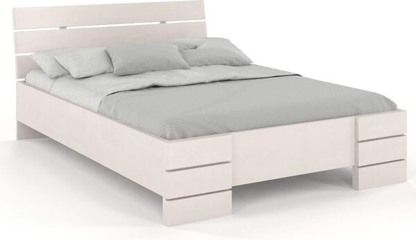 Pat lemn masiv Înalt TerraCraft Fag Personalizabil - 90x200cm