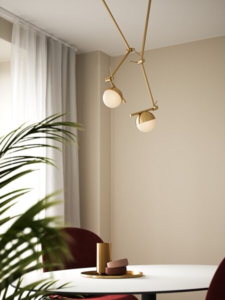Lampă de masă Nordlux CONTINA 1xG9/5W/230V alamă