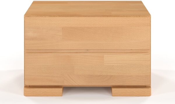 Noptieră lemn masiv TerraCraft 1 Sertar Fag, 40 × 34 × 25 cm - Palisander