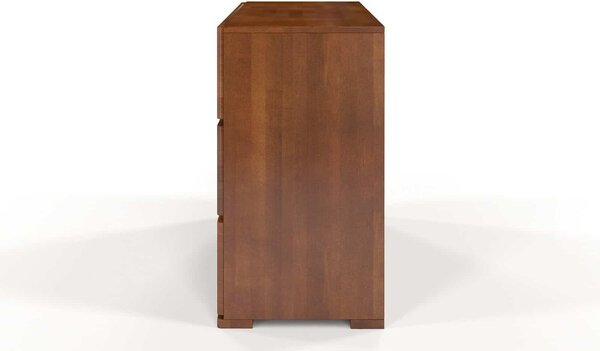 Comodă lemn masiv TerraCraft Fag 3 sertare, 120 × 45 × 81 cm - Natural