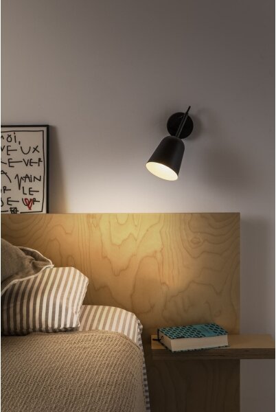 Lampă de perete FARO 28257 STUDIO 1xE14/8W/230V negru