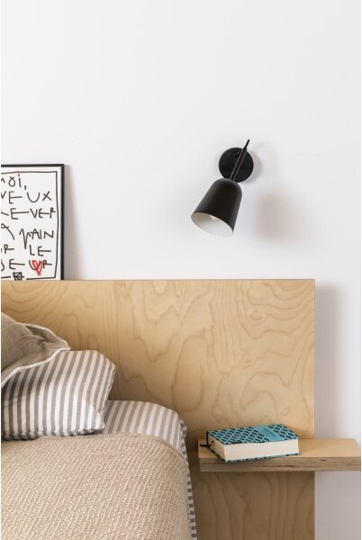 Lampă de perete FARO 28257 STUDIO 1xE14/8W/230V negru