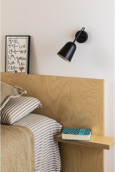 Lampă de perete FARO 28257 STUDIO 1xE14/8W/230V negru