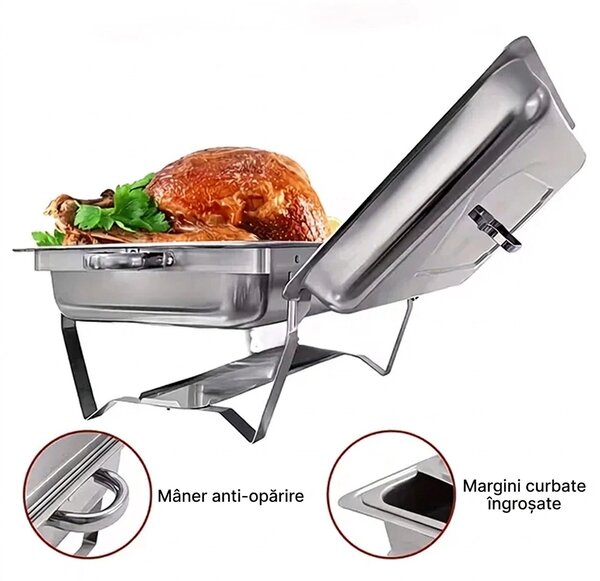 Buffetpro™ Vas De încălzire Cu Două Compartimente
