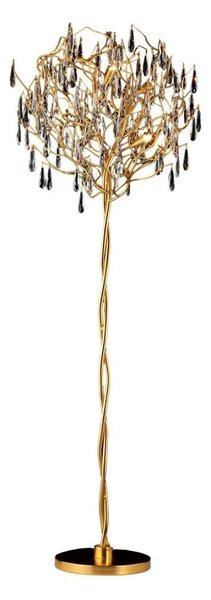 Lampadar de cristal 5xG9/40W/230V auriu