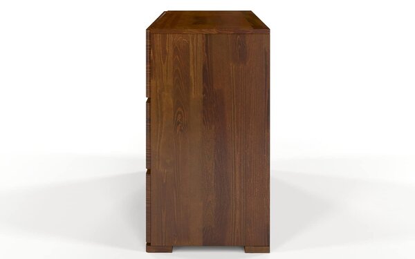Comodă lemn masiv TerraCraft Pin 3 sertare, 120 × 45 × 81 cm