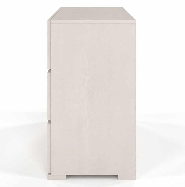 Comodă lemn masiv TerraCraft Pin 3 sertare, 120 × 45 × 81 cm