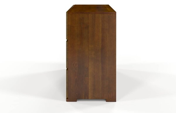 Comodă lemn masiv TerraCraft Pin 3 sertare, 120 × 45 × 81 cm