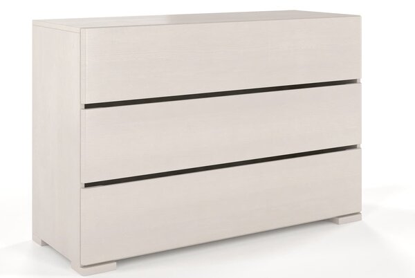 Comodă lemn masiv TerraCraft Pin 3 sertare, 120 × 45 × 81 cm