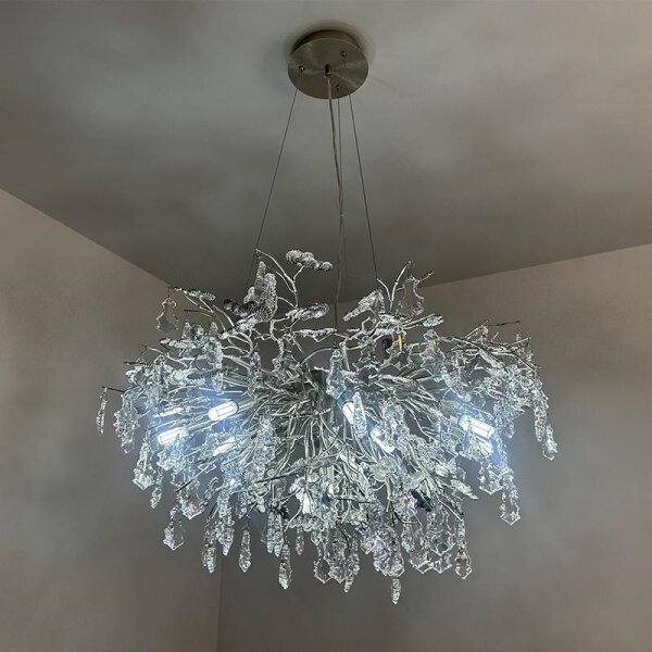 Lustră de cristal pe cablu 13xG9/40W/230V crom