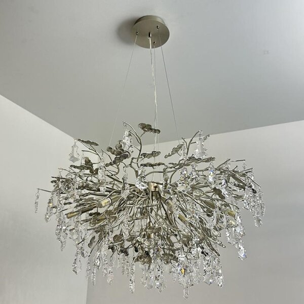 Lustră de cristal pe cablu 13xG9/40W/230V crom