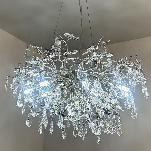 Lustră de cristal pe cablu 13xG9/40W/230V crom