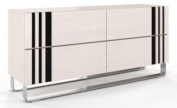 Comodă lemn masiv Ruud Fag, 160 × 46 × 77 cm