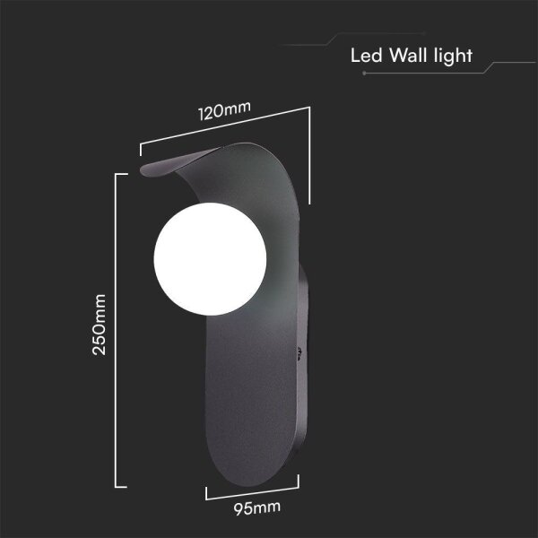 Aplică 1xG9/5W/230V negru