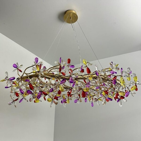 Lustră de cristal pe cablu 16xG9/40W/230V colorat