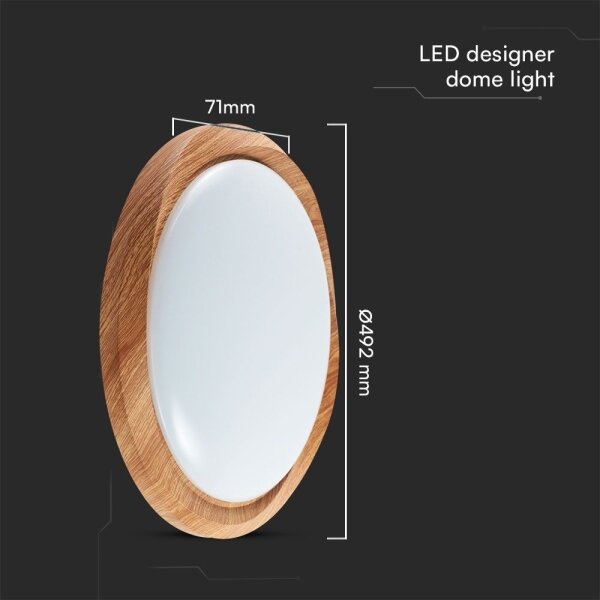 Plafonieră LED dimabilă LED/60W/230V 3000-6500K + telecomandă