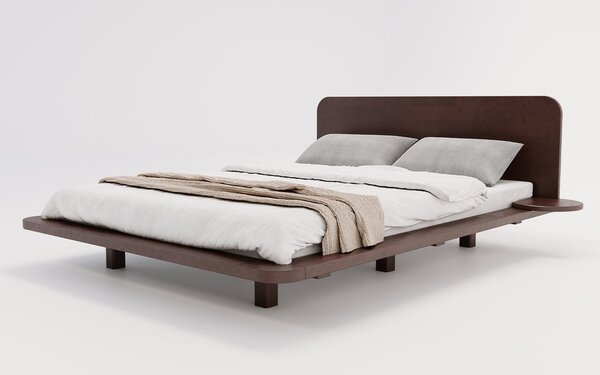 Pat lemn masiv Niels Fag Personalizabil - 120x200, Natur